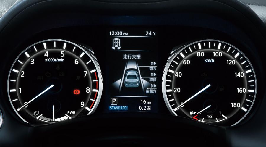 Панель приборов Nissan Skyline Hybrid (V37) 2017 года  (фото 7 из 15)